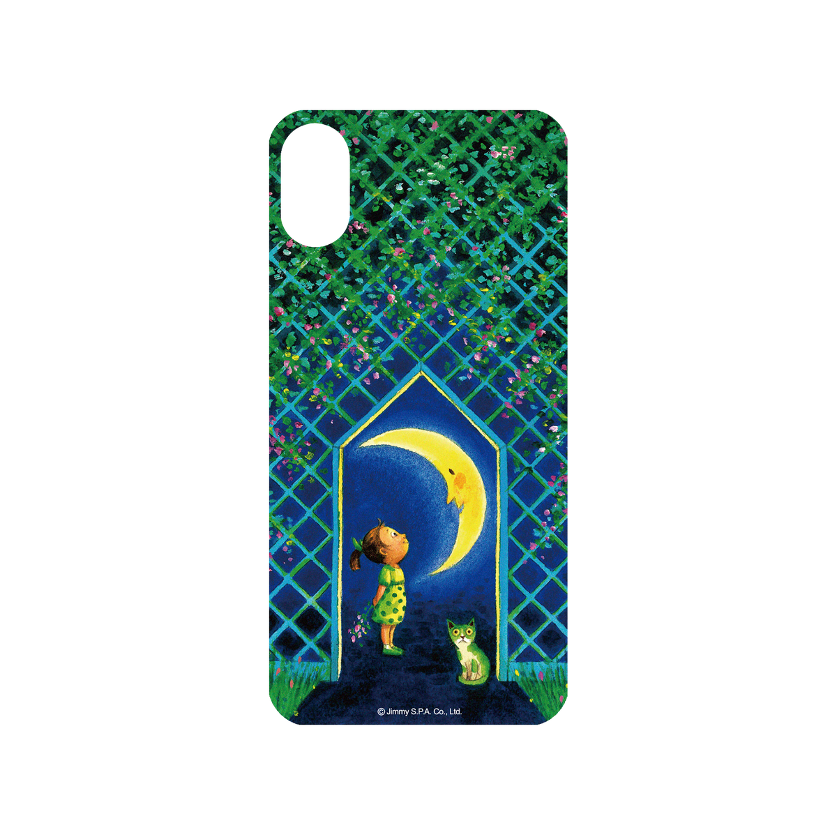 RhinoShield X Jimmy Mod NX iPhone X Case - Lucky Meeting You - Moon Backplate