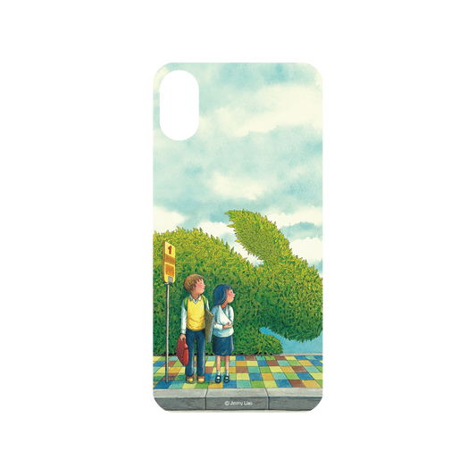 RHINOSHIELD X Jimmy Mod NX iPhone X Case - Year of the Rabbit Series - Waiting for the Bus Backplate