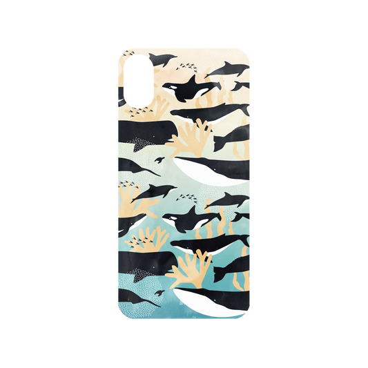 RHINOSHIELD X WasangShow Mod NX iPhone X Case - Call of the Ocean Backplate