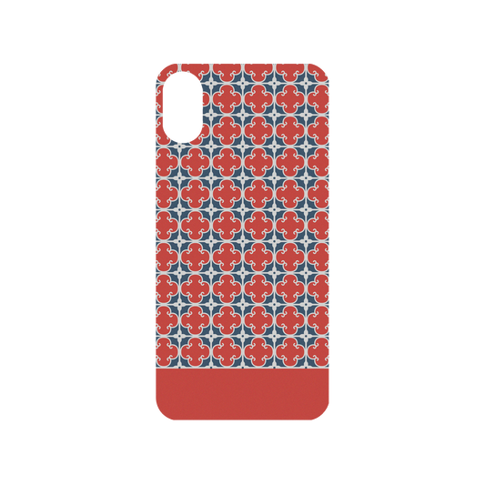 RhinoShield X OldHouseFace Mod NX iPhone X Case - Window Guard - Red Backplate