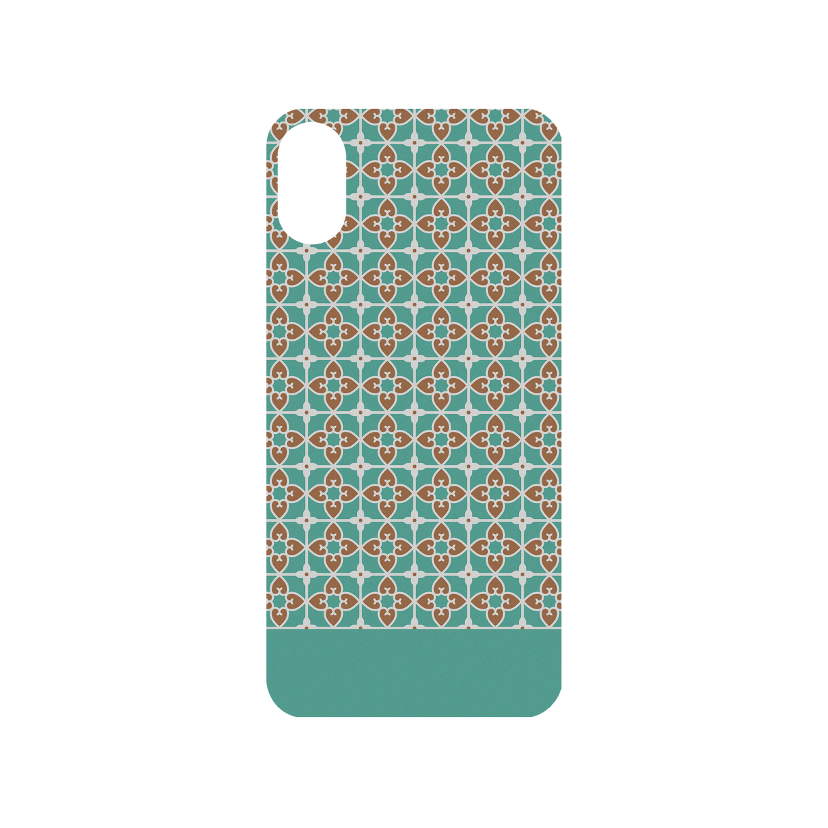 RhinoShield X OldHouseFace Mod NX iPhone X Case - Window Guard - Green Backplate