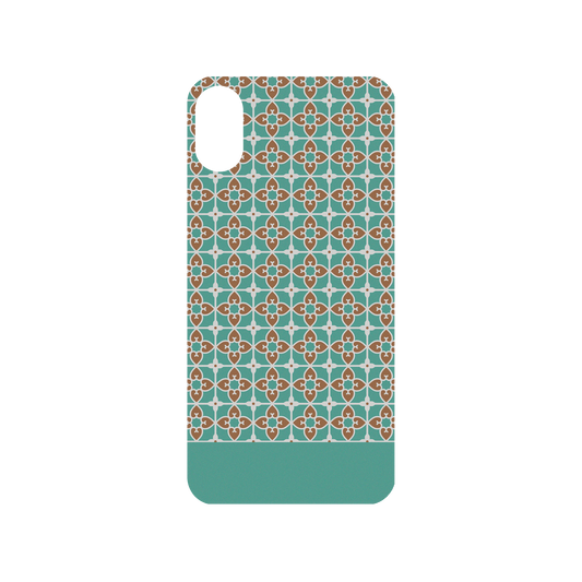 RhinoShield X OldHouseFace Mod NX iPhone X Case - Window Guard - Green Backplate