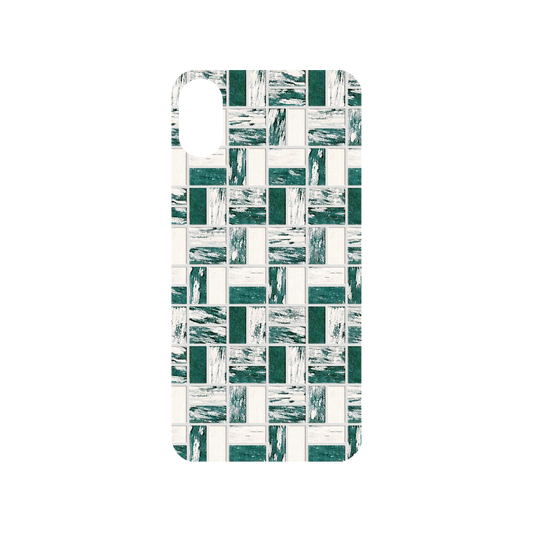 RhinoShield X OldHouseFace Mod NX iPhone X Case - Everyday Mosaic - Barber Shop Backplate