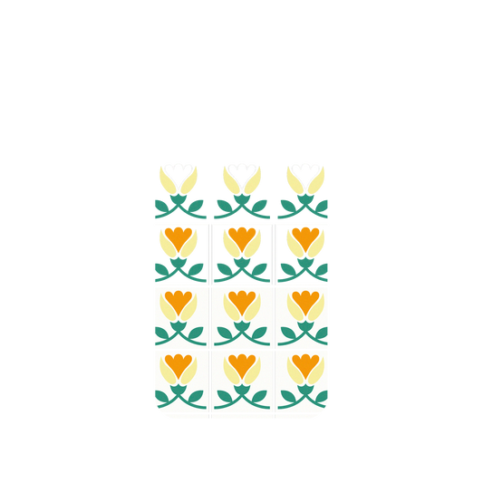RhinoShield X OldHouseFace Mod NX iPhone X Case - Newtro Tiles - Tulips Backplate