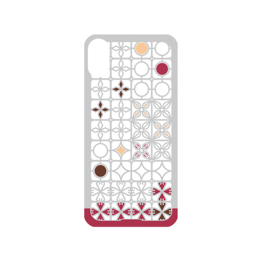 RhinoShield X OldHouseFace Mod NX iPhone X Case - Taiwan's Window Guard - North Backplate