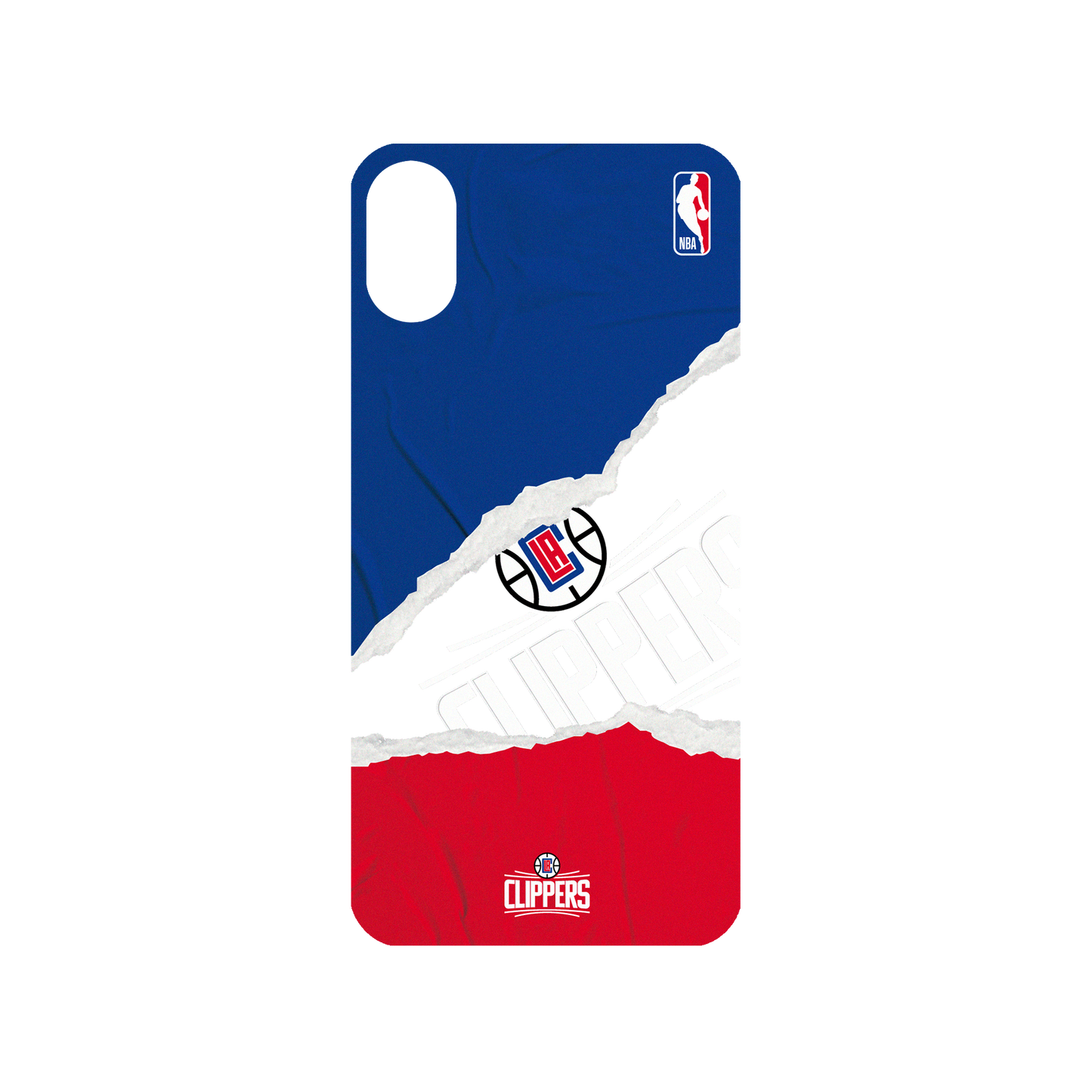 RhinoShield X NBA Mod NX iPhone X Case - L.A Clippers - Sweat and Tears Backplate