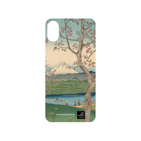 RHINOSHIELD X Van Gogh Museum  Mod NX iPhone X Case - View of Mount Fuji from Koshigaya - Utagawa Hiroshige Backplate