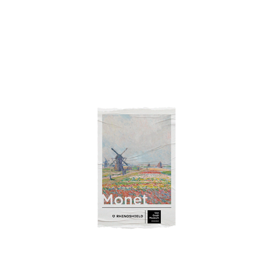 RHINOSHIELD X Van Gogh Museum  Mod NX iPhone X Case - Tulip Fields and Windmills - Claude Monet Backplate