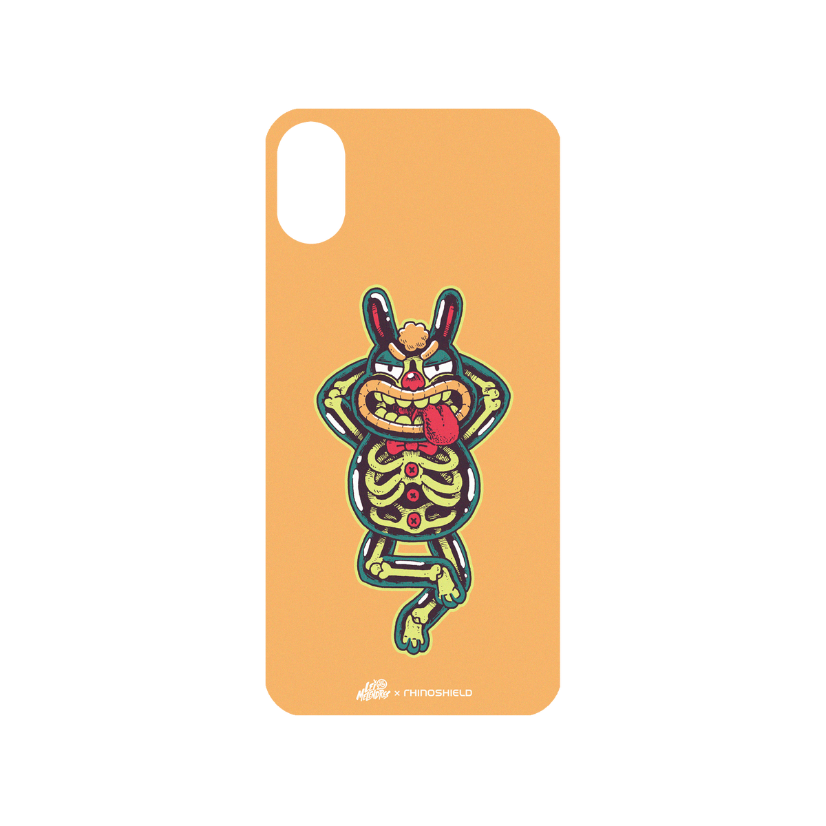 RhinoShield X Lei Melendres Mod NX iPhone X Case - Skeleton Rabbit Backplate