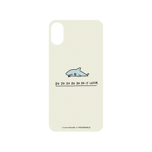 RhinoShield X I Love Doodle Mod NX iPhone X Case - Dododo Do It Later Backplate
