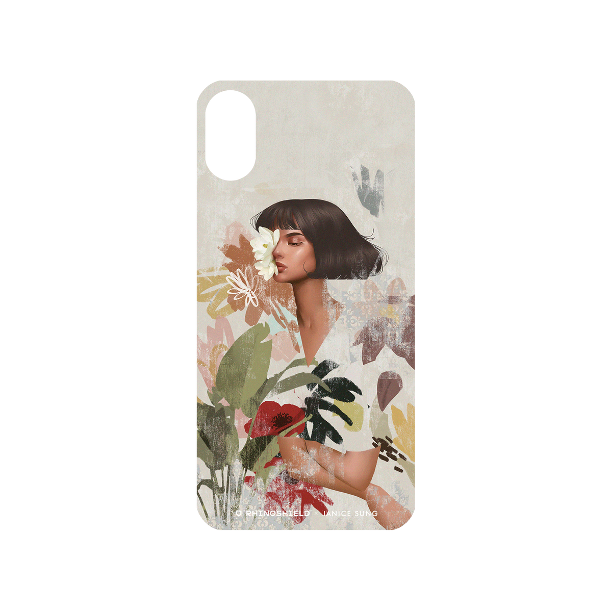 RhinoShield X Janice Sung Mod NX iPhone X Case - Flora 2 Backplate