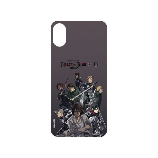 RhinoShield X Attack on Titan Mod NX iPhone X Case - Group - Season 4 Backplate