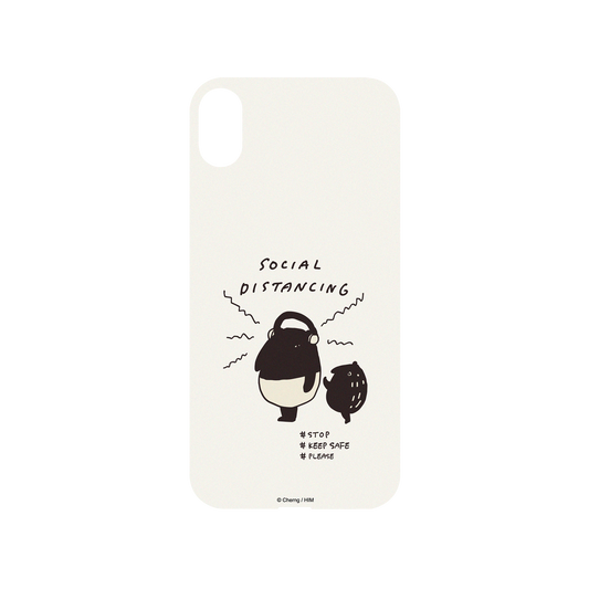 RHINOSHIELD X LAIMO Mod NX iPhone XS Case - SOCIAL DISTANCING Backplate