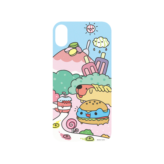 RhinoShield X BUGCAT CAPOO Mod NX iPhone XS Case - Capoo's World of Desserts Backplate