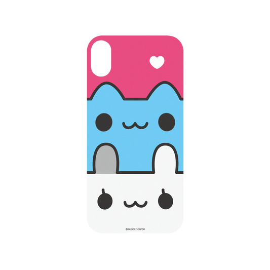 RhinoShield X BUGCAT CAPOO Mod NX iPhone XS Case - Capoo Rabbit Jenga Backplate