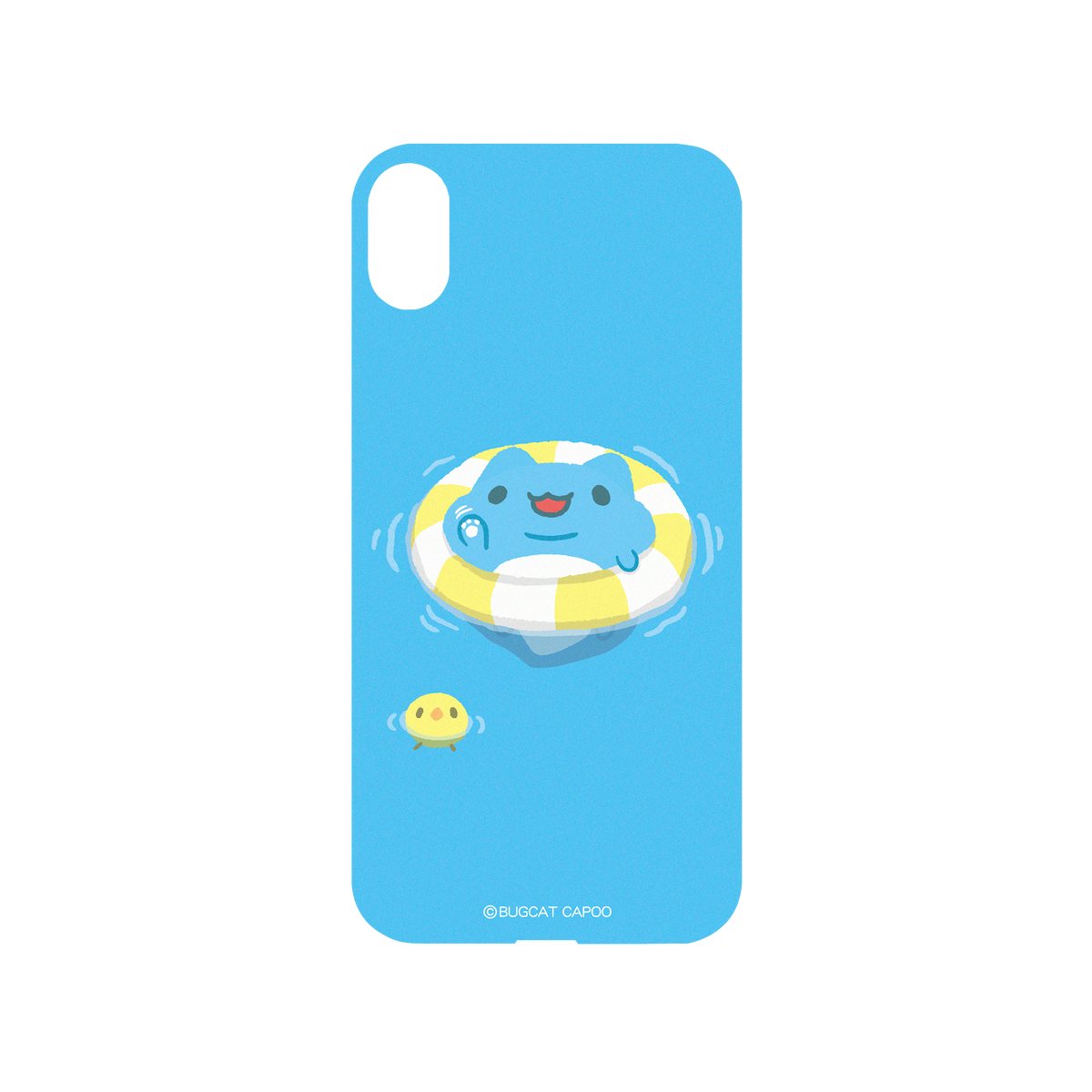 RhinoShield X BUGCAT CAPOO Mod NX iPhone XS Case - Fun of Swimming Backplate