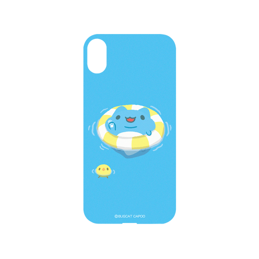 RhinoShield X BUGCAT CAPOO Mod NX iPhone XS Case - Fun of Swimming Backplate