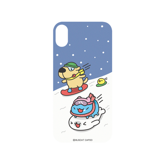 RhinoShield X BUGCAT CAPOO Mod NX iPhone XS Case - Fun of Skiing Backplate