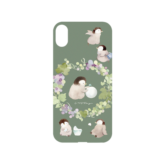 RhinoShield X Liang Feng Mod NX iPhone XS Case - Busy penguin Backplate