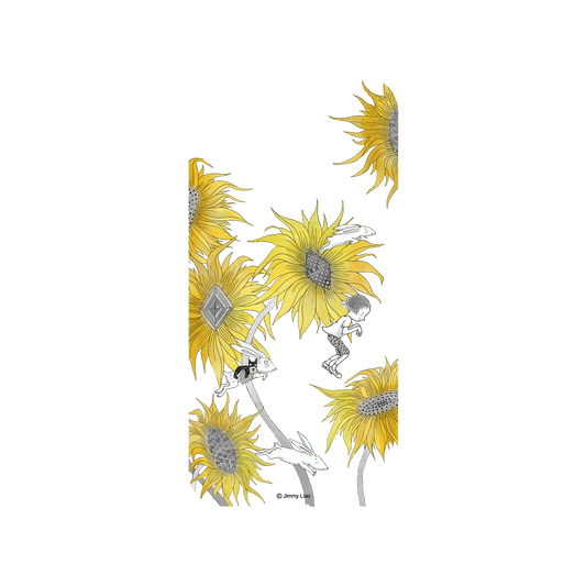RHINOSHIELD X Jimmy Mod NX iPhone XS Case - Year of the Rabbit Series - Chasing in the sunflowers field Backplate