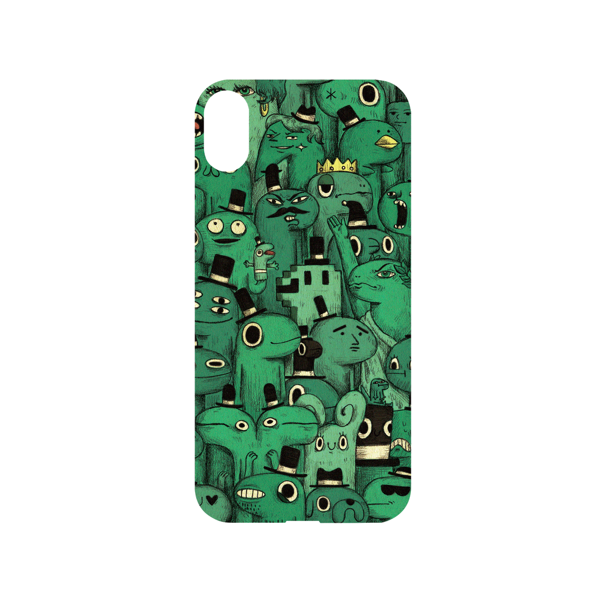 RhinoShield X Incrediville Mod NX iPhone XS Case - Strange Crowd Backplate