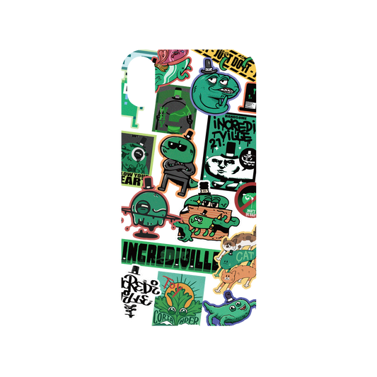 RhinoShield X Incrediville Mod NX iPhone XS Case - Odd Sticker Album Volume 2 Backplate