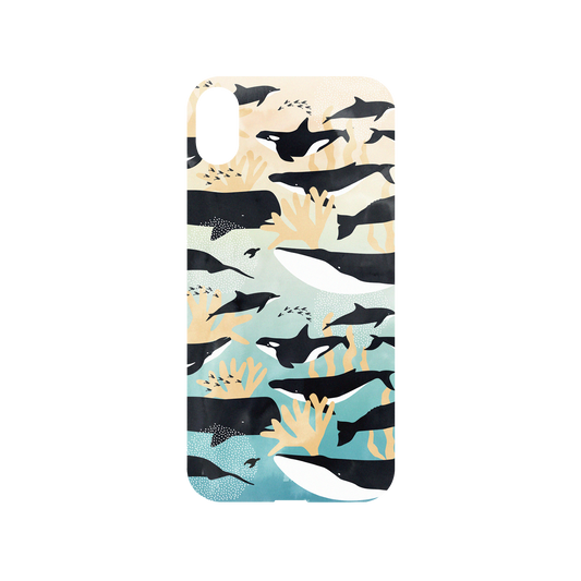 RHINOSHIELD X WasangShow Mod NX iPhone XS Case - Call of the Ocean Backplate