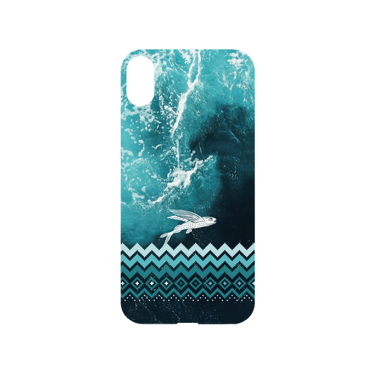 RHINOSHIELD X WasangShow Mod NX iPhone XS Case - Flying Fish in the Deep Sea Backplate