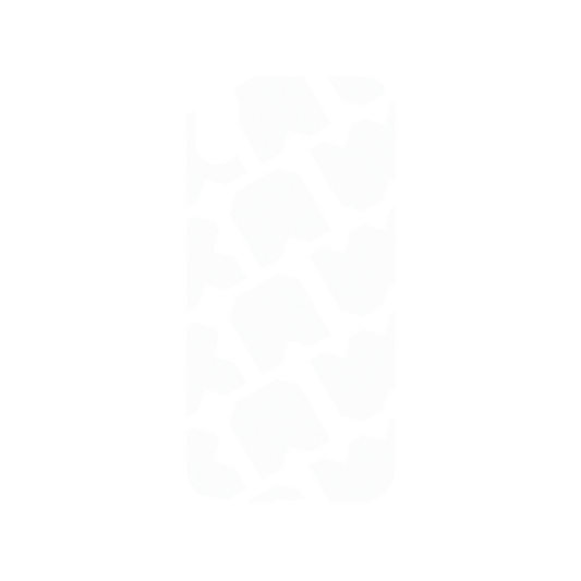 RhinoShield X JOCR Mod NX iPhone XS Case - Raw White Pattern Big Backplate