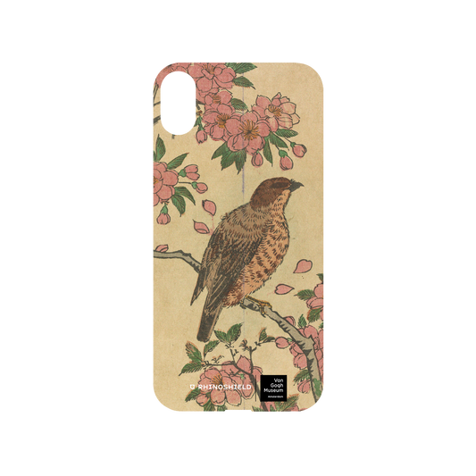 RHINOSHIELD X Van Gogh Museum  Mod NX iPhone XS Case - Cherry Blossoms and Shrike - Utagawa Hiroshige III Backplate