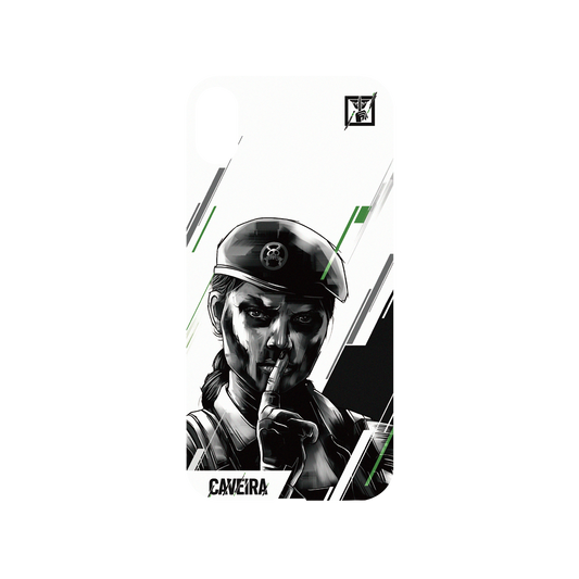 RhinoShield X 6: Siege Mod NX iPhone XS Case - Caveira - Sketch Backplate