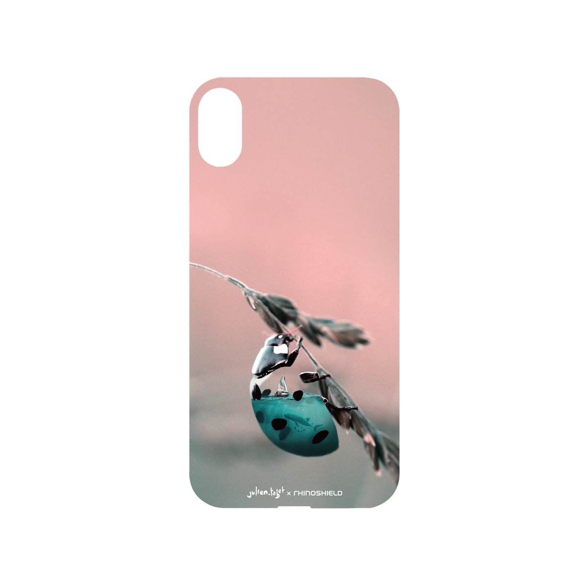 RhinoShield X Julien Tabet Mod NX iPhone XS Case - LadyBug Backplate