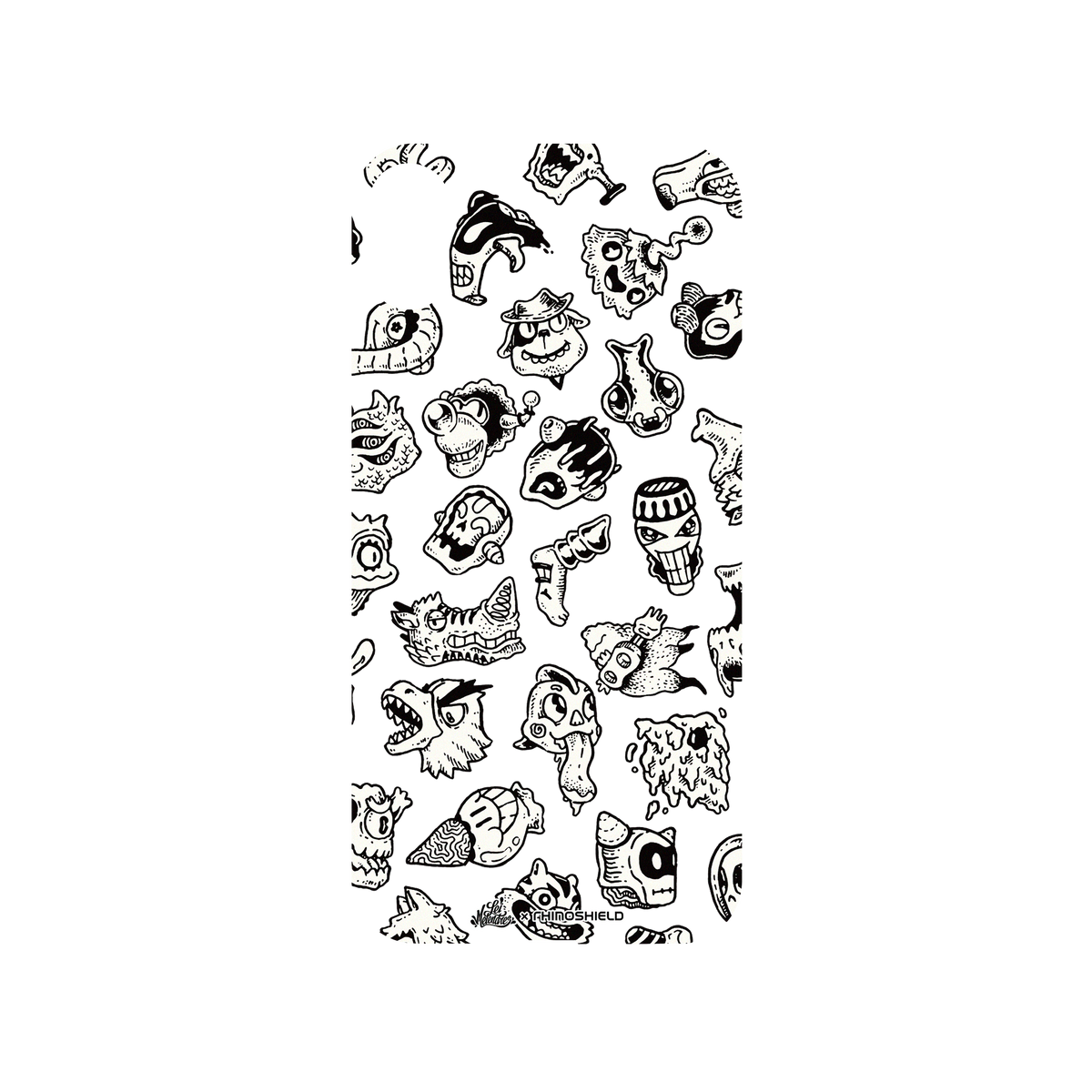 RhinoShield X Lei Melendres Mod NX iPhone XS Case - Monster Head Collection Backplate