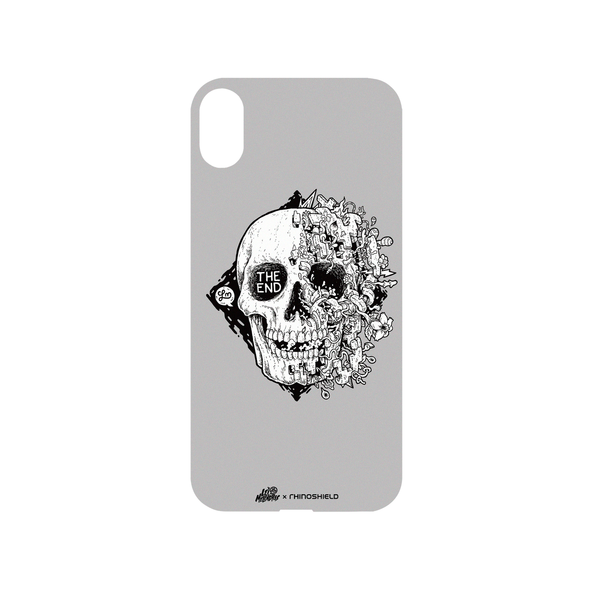 RhinoShield X Lei Melendres Mod NX iPhone XS Case - Diamond Skull Backplate