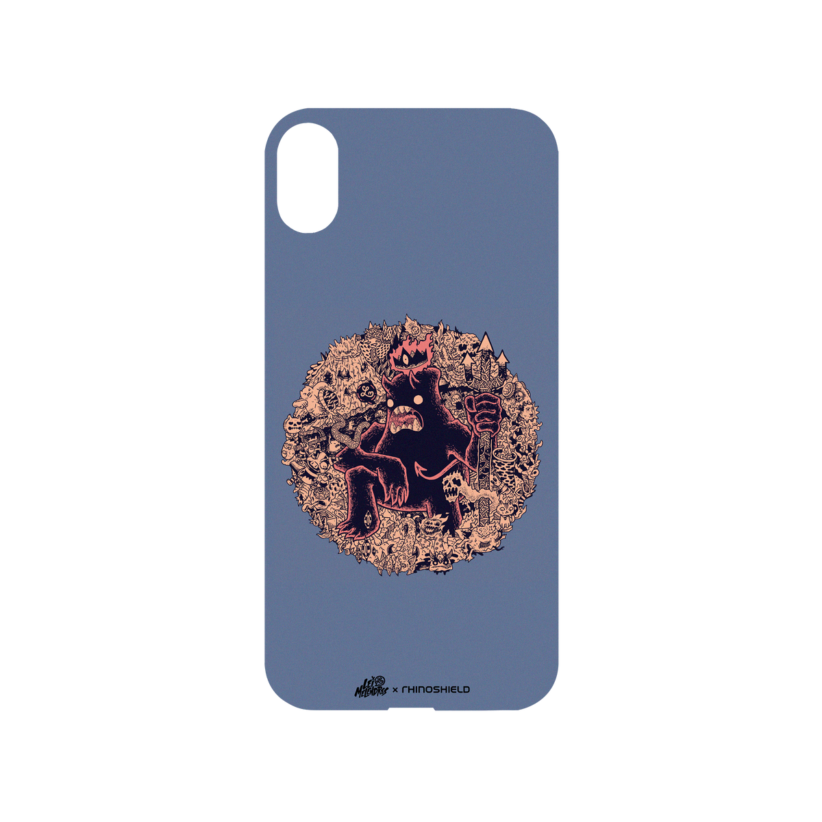 RhinoShield X Lei Melendres Mod NX iPhone XS Case - Underworld Backplate