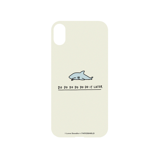 RhinoShield X I Love Doodle Mod NX iPhone XS Case - Dododo Do It Later Backplate