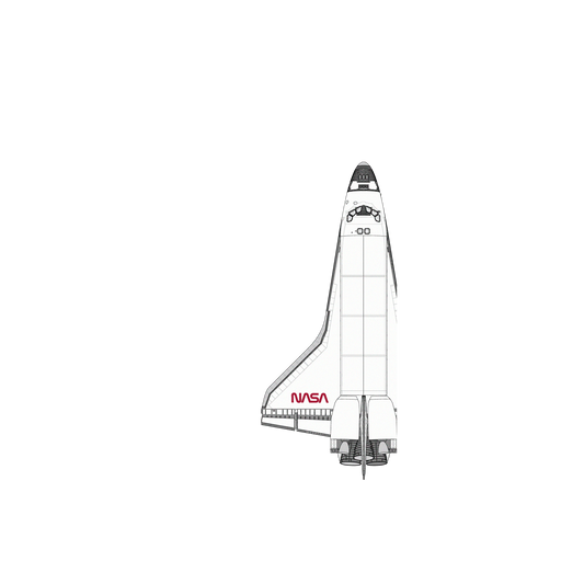 RhinoShield X Cosmos Mod NX iPhone XS Case - Space Shuttle 2 Backplate