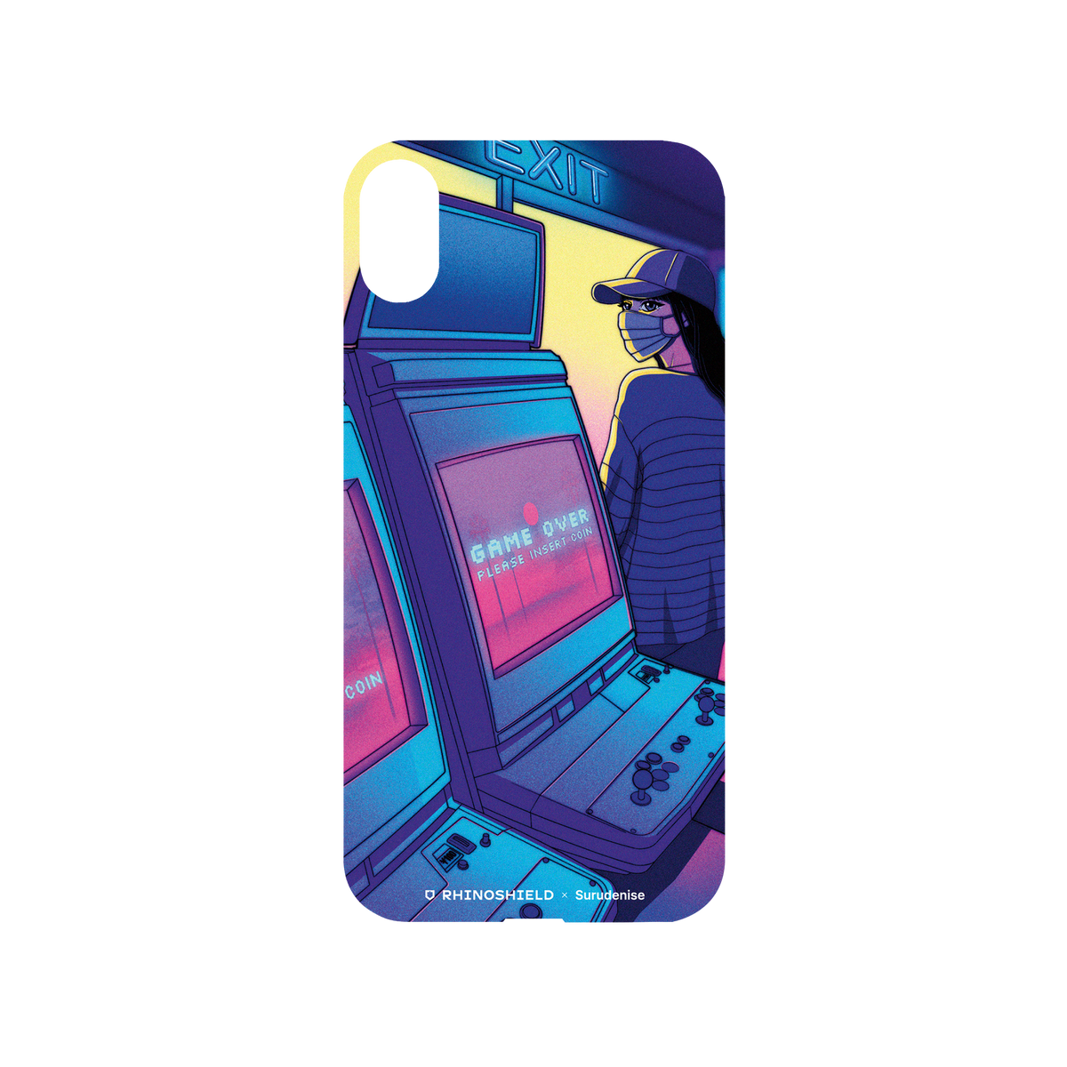 RhinoShield X Surudenise Mod NX iPhone XS Case - Arcade Backplate