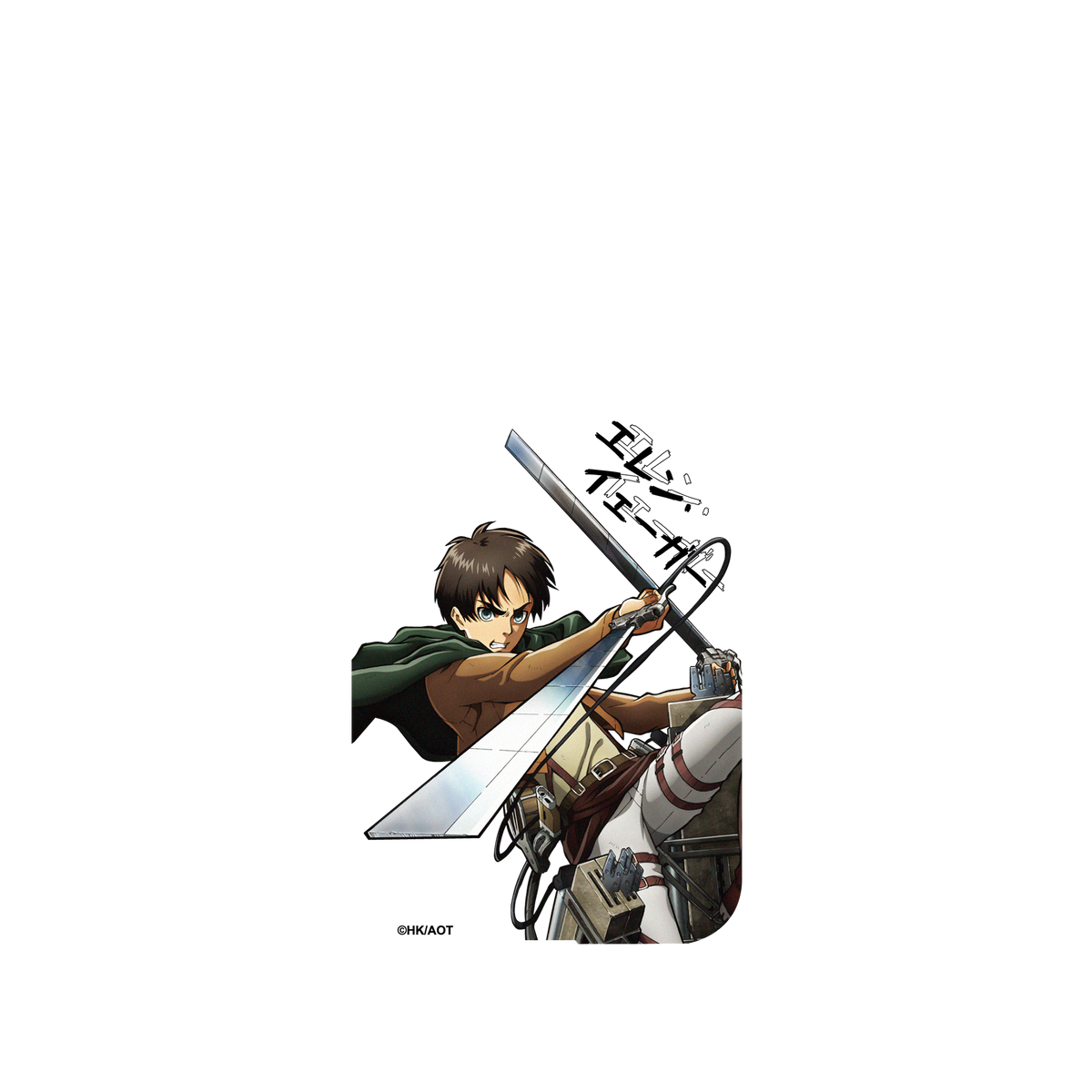 RhinoShield X Attack on Titan Mod NX iPhone XS Case - Eren in Action Backplate