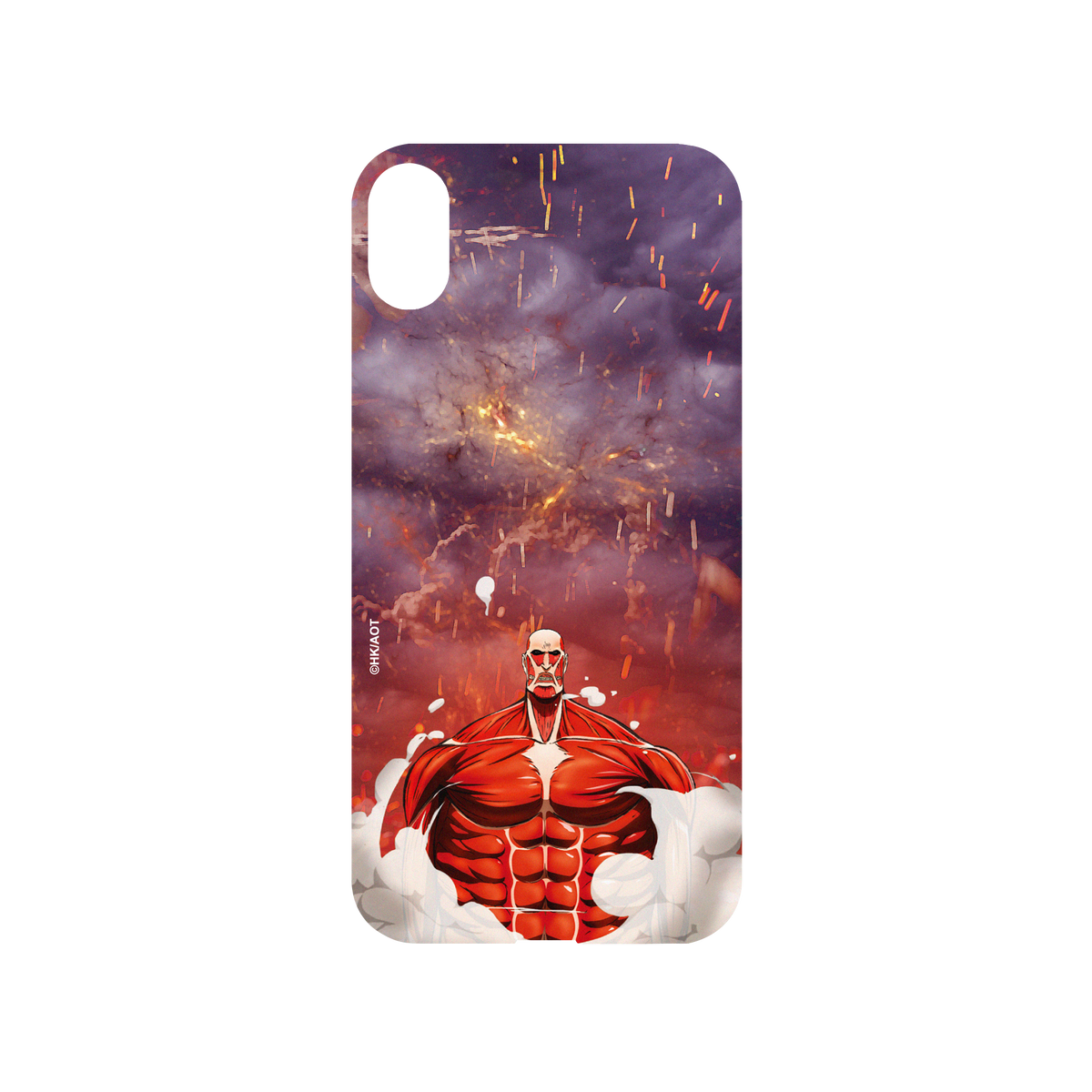 RhinoShield X Attack on Titan Mod NX iPhone XS Case - Colossal Titan Backplate