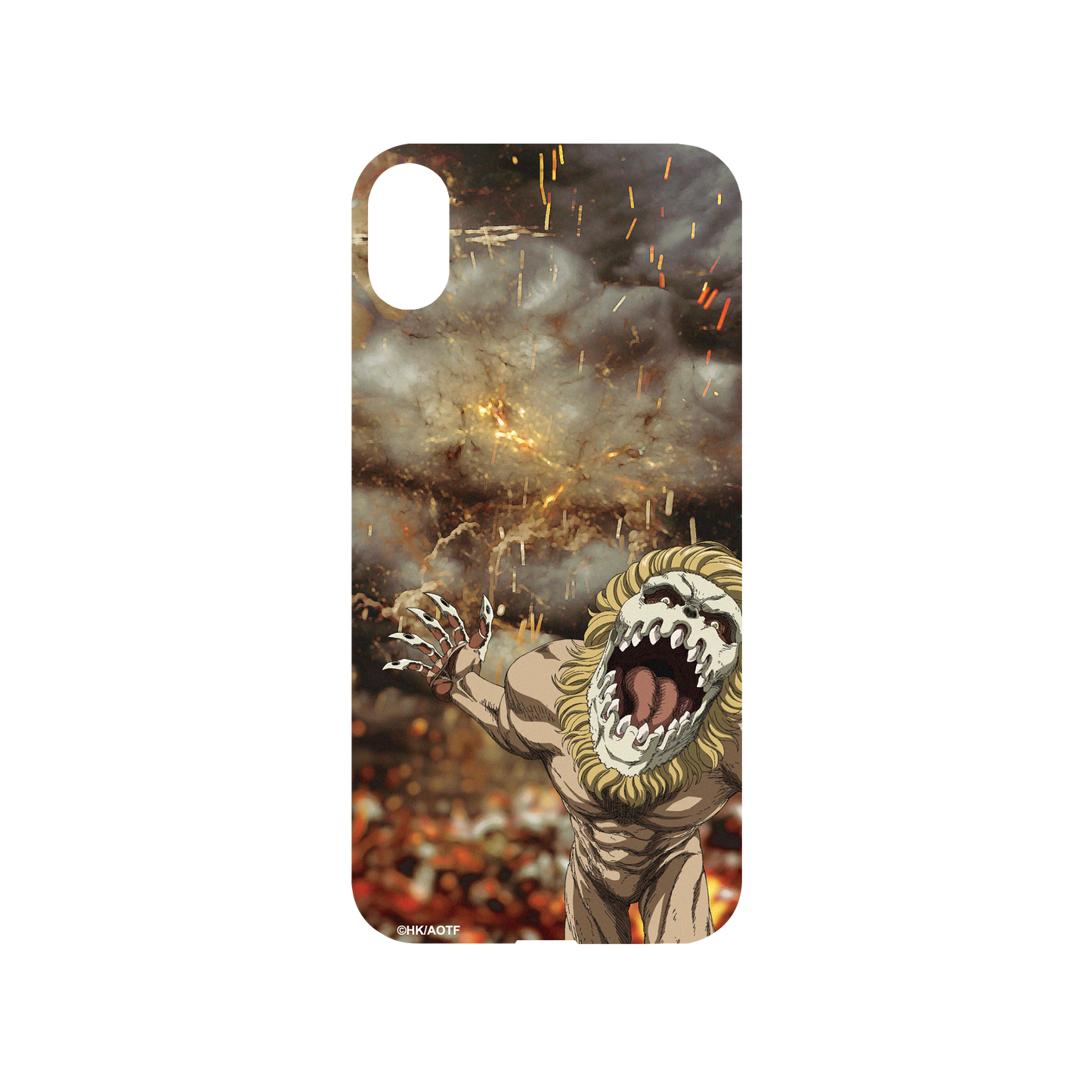 RhinoShield X Attack on Titan Mod NX iPhone XS Case - Jaw Titan Backplate