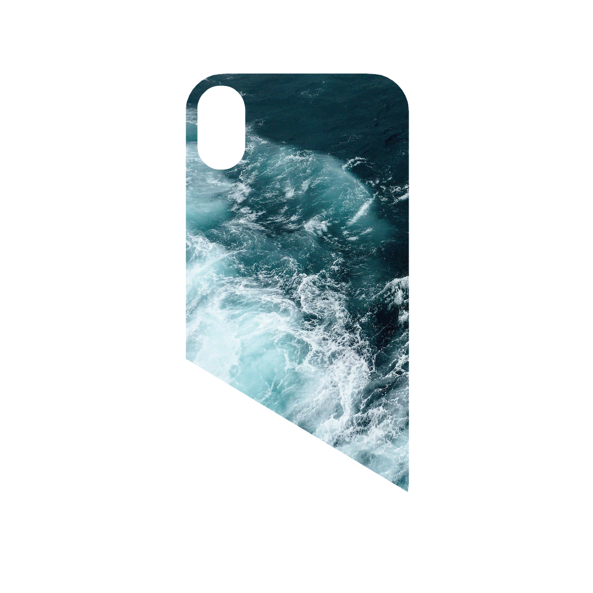 RhinoShield Mod NX iPhone XR Case: Original Designs - Rushing Waves Backplate