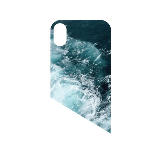 RhinoShield Mod NX iPhone XR Case: Original Designs - Rushing Waves Backplate