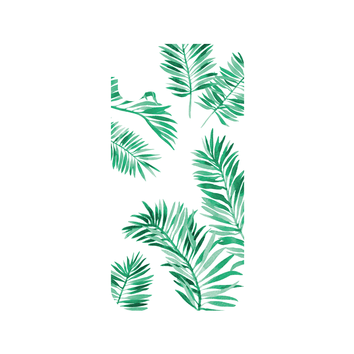 RhinoShield Mod NX iPhone XR Case: Original Designs - Fern In The Jungle Backplate