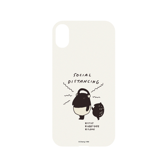 RHINOSHIELD X LAIMO Mod NX iPhone XR Case - SOCIAL DISTANCING Backplate