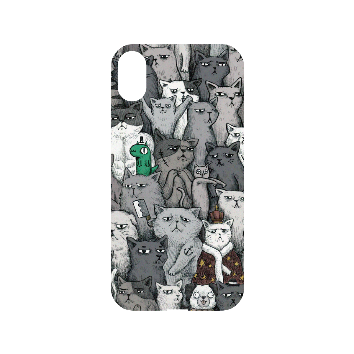 RhinoShield X Incrediville Mod NX iPhone XR Case - Tough Cats Backplate