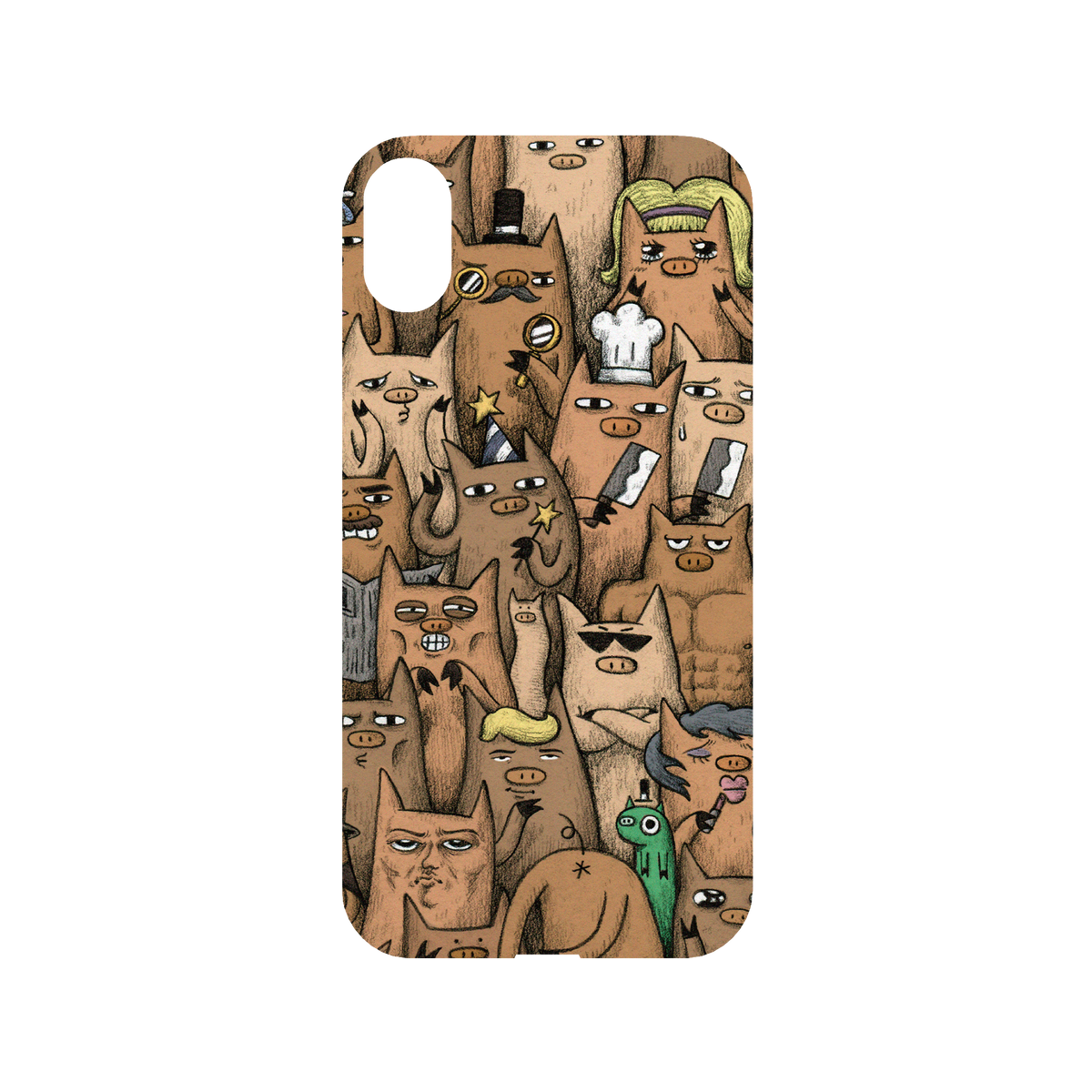 RhinoShield X Incrediville Mod NX iPhone XR Case - Revenge of the Pigs Backplate