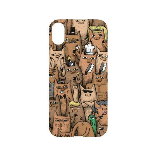 RhinoShield X Incrediville Mod NX iPhone XR Case - Revenge of the Pigs Backplate