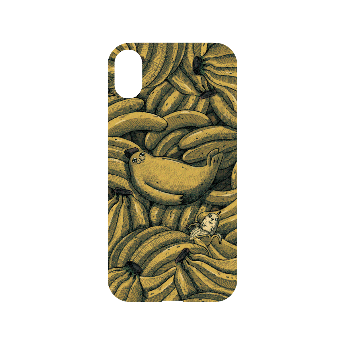 RhinoShield X Incrediville Mod NX iPhone XR Case - The Banana Seal Backplate