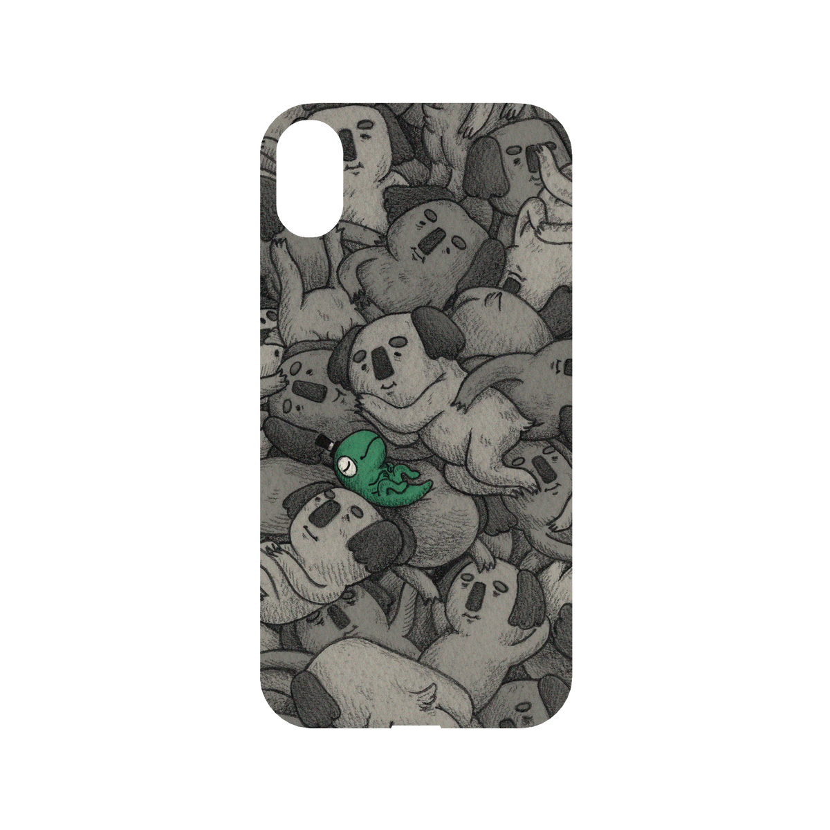 RhinoShield X Incrediville Mod NX iPhone XR Case - Chilling with the Koalas Backplate
